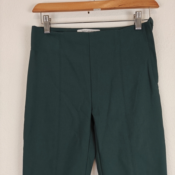 M.M. Lafleur The Foster Cigarette Pant - PowerStretch In Deep Sea Green Size 0 - Picture 11 of 16